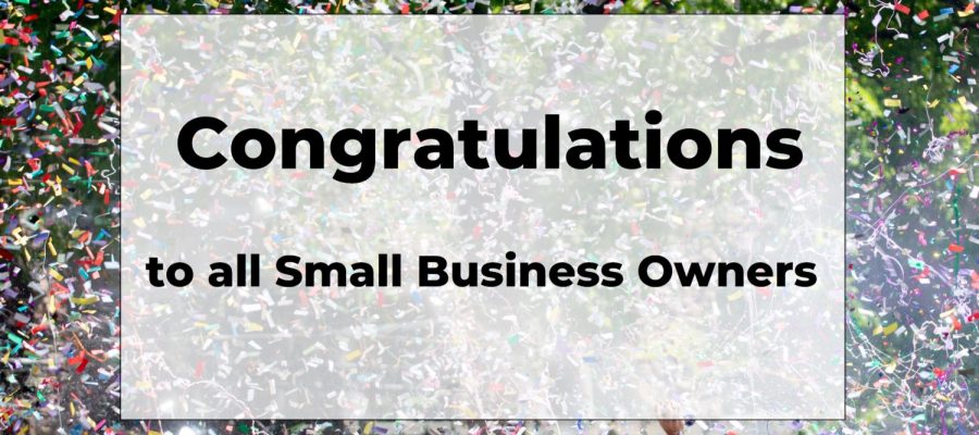 congrats to all small business owners